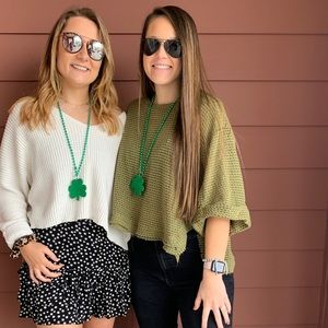 Lizard thicket boutique green top